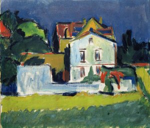Casa em uma paisagem de Ernst Ludwig Kirchner