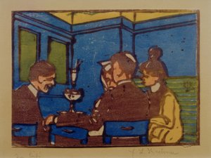 Im Café II de Ernst Ludwig Kirchner