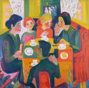 Mesa de café 1923-24 de Ernst Ludwig Kirchner