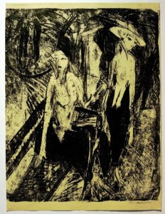 Kokotten no Kurfürstendamm de Ernst Ludwig Kirchner