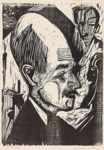 Head Dr. Agricultor. 1921 de Ernst Ludwig Kirchner