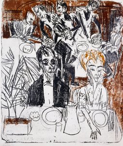 Mesa de arrumação de Ernst Ludwig Kirchner