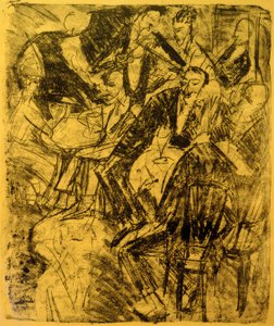 música Restaurant de Ernst Ludwig Kirchner