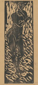 Nu com joias de Ernst Ludwig Kirchner