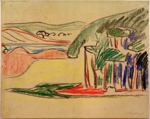 Sem título (Moritzburger Teiche) de Ernst Ludwig Kirchner