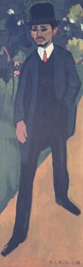 Retrato de Erich Heckel (1883-1970) 1911