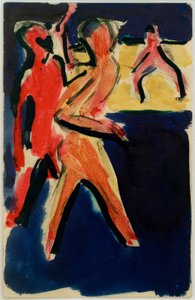 Postal para Erich Heckel de 23 de Ernst Ludwig Kirchner