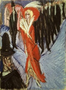 Rote Kokotte de Ernst Ludwig Kirchner
