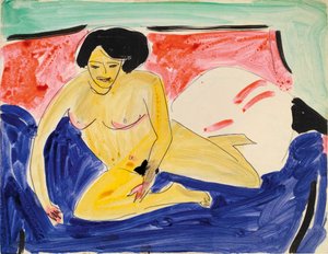 Nu sentado no Divan, 1909