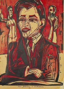 Auto-retrato de Ernst Ludwig Kirchner