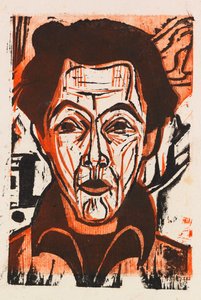 Autorretrato, 1926. de Ernst Ludwig Kirchner