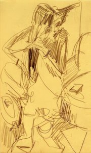 Ato de pentear de Ernst Ludwig Kirchner