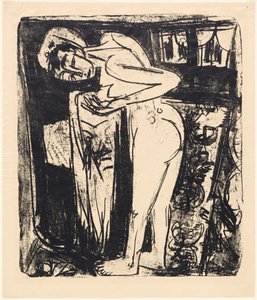 Ficar nu em um quarto de Ernst Ludwig Kirchner