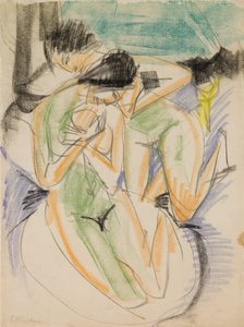 Dois nus de Ernst Ludwig Kirchner