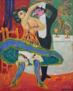 Variedade (casal de dança em inglês) de Ernst Ludwig Kirchner