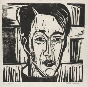 Wehrlin, de frente de Ernst Ludwig Kirchner