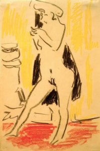 Modelo feminino de Ernst Ludwig Kirchner