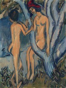Dois atos em uma árvore, Fehmarn. 1912-13