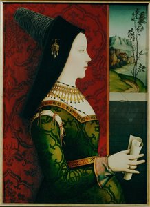 Marie de Bourgogne (pintura sobre madeira) de Ernst Maler