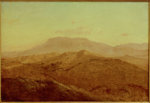 E. meyer, vista de Olevano para Paliano