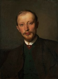 O pintor Franz Jaschke