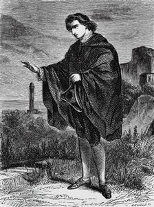 Ilustração para Entail, novela de Ernst Theodor Amadeus Hoffmann (1776-1822), gravura de Ernst Theodor Amadeus Hoffmann