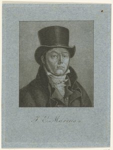 Retrato de Jacob Ernst Marcus de Ernst Willem Jan Bagelaar