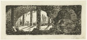 Ruínas do Forte Sint-Pieter perto de Maastricht