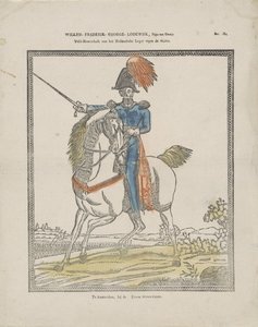 Willem-Frederik-George-Lodewijk, Príncipe de Orange / Marechal de Campo do Exército Holandês contra os amotinados (título no objeto) de Erve Wijsmuller