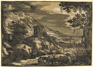 Paisagem arcádica de Esaias van de Velde