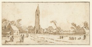 Vista de Spaarnwoude de Esaias van de Velde