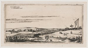 Paisagem com campo de forca perto de Haarlem
Paisagens (título da série) de Esaias van de Velde