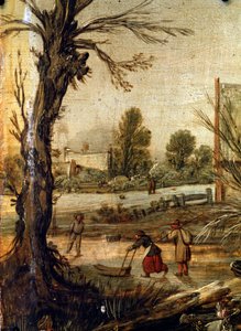 Inverno, século XVII de Esaias van de Velde