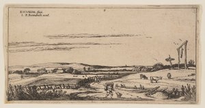 Paisagem com forca (perto de Haarlem), de Paisagens