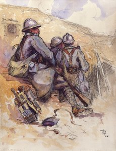 Descanso, Prosnes, 7 de Setembro de 1916 de Espérance Léon Broquet