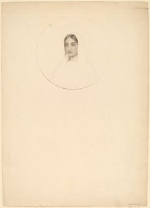cabeça de mulher jovem de Esther Frances Alexander