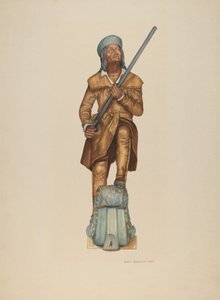 Figura de proa: Davy Crockett, 1938. de Ethel Dougan