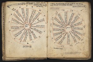 Ou 12034 f.18v & f.19r, Ciclo dos Reis (vellum)
