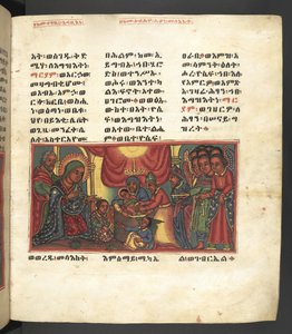 Ou. 607 f015r, Cena da vida da Virgem Maria, de 