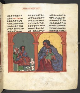 Ou. 607 f053r, Cena da vida da Virgem Maria, de 