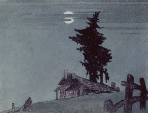A herdade, 1937 (linogravura) de Ethleen Palmer