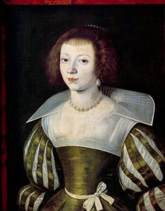 Retrato de uma Mulher Pintura atribuída a Etienne Dumonstier (1574-1603) Sun. 0,6x0,46 m - Retrato de uma mulher. Pintura atribuída a Etienne Dumonstier (1574-1603) 0,6 x 0,46 m Museu do Louvre, Paris de Etienne (attributed) Dumonstier
