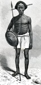 Guerreiro somali do clã Ouadan