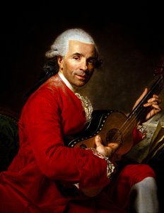 Retrato de um homem com uma guitarra