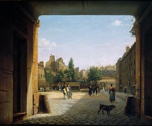 O pátio do Institut de France, 1825-1862