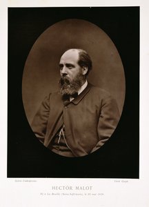 Hector Malot (1830-1907), de &39;Galerie Contemporaine&39;, c.1874-78 de Etienne Carjat