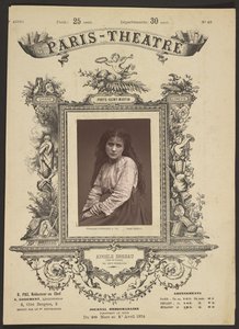 Teatro de Paris: Angele Moreau de Etienne Carjat