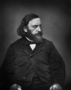 Pierre Dupont (1821-1870) poeta francês, foto de Carjat