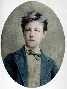 Retrato de Arthur Rimbaud (1859 - 1891) aos 17 anos de idade. de Etienne Carjat