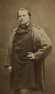 Retrato de Charles Basset (1822-1869), mais conhecido pelo pseudónimo de Adrien Robert. de Etienne Carjat